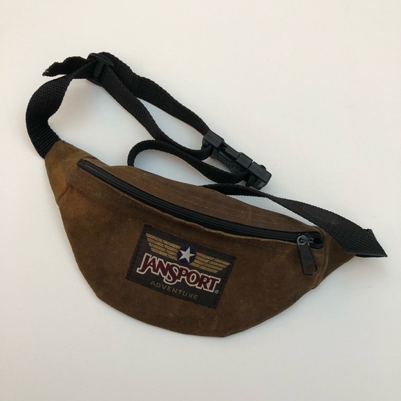 jansport leather fanny pack